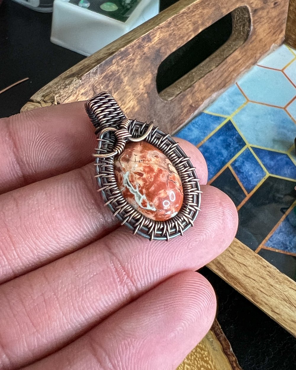 Image of Brecciated Jasper Pendant