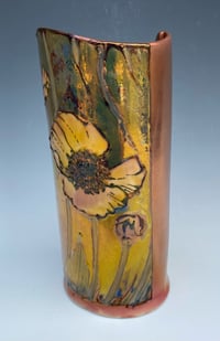 Image 2 of "Greater spearwort” flambé lustre vase