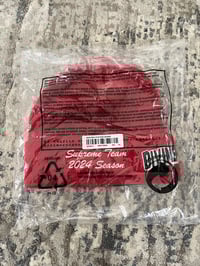 Image 4 of Supreme New Era Salvation Beanie Red