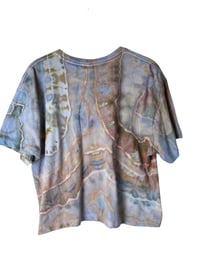 Image 7 of L Crop Tee in Earthy Geode Ice Dye
