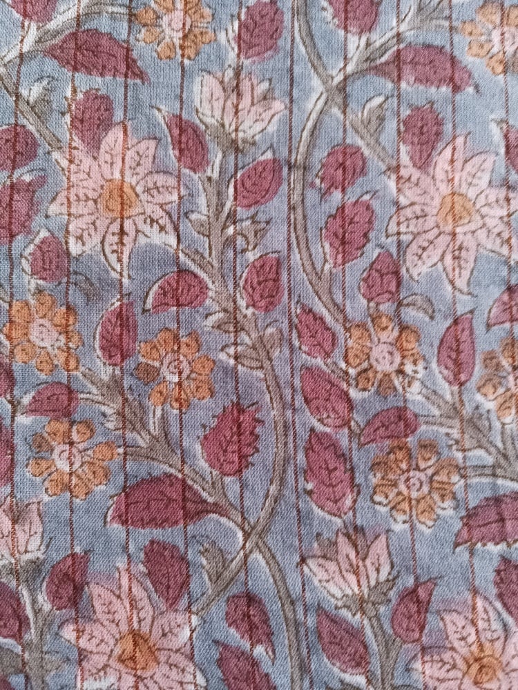 Image of Namaste fabric lurex doré  romantique 