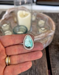 Image 3 of Turquoise Drop Ring