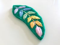 Image 4 of Pastel Rainbow Leaves Patch