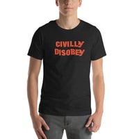 Image 1 of Civilly Disobey Anarchist's Unisex t-shirt