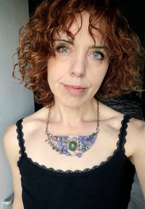 Lilac necklace 