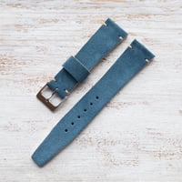 Image 2 of 20mm Suede Strap - Teal