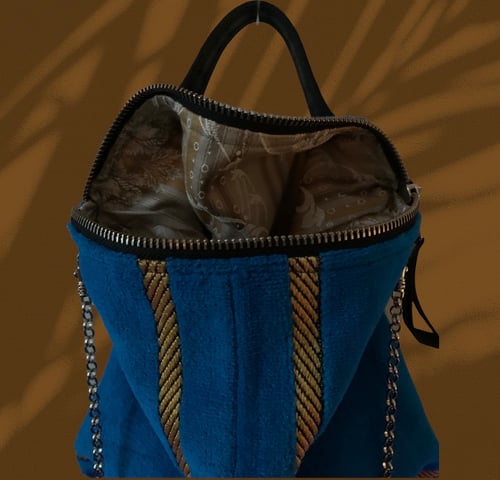 Image of Tiziana blue + shoulder bag