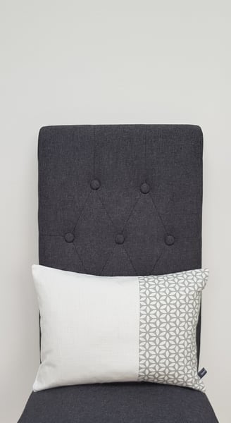 Image of Handmade Colour Blocking Patchwork Cushion 