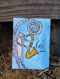 Image 11 of Possum Playing Horn