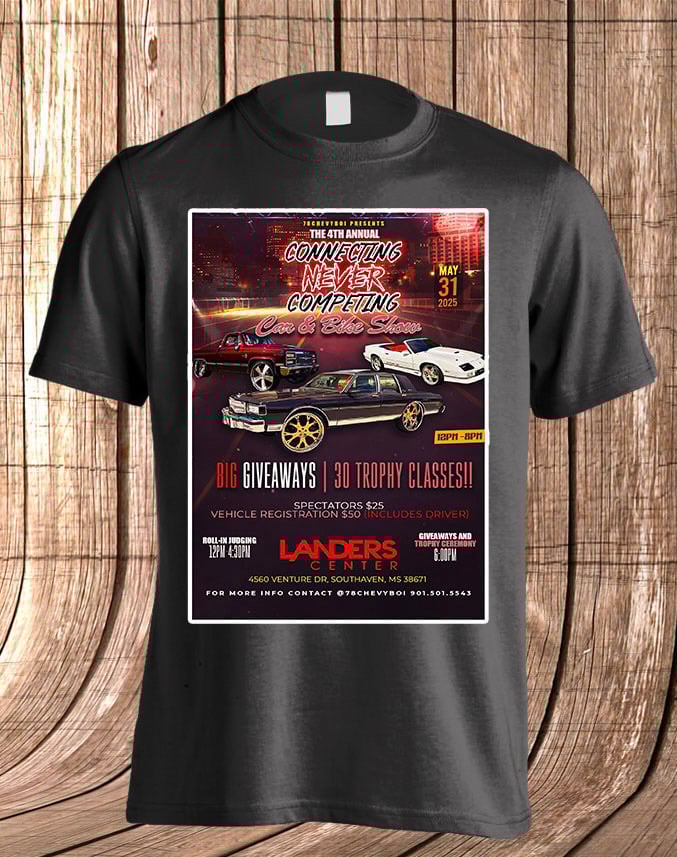 4th Annual CNC Carshow T-Shirt 2025