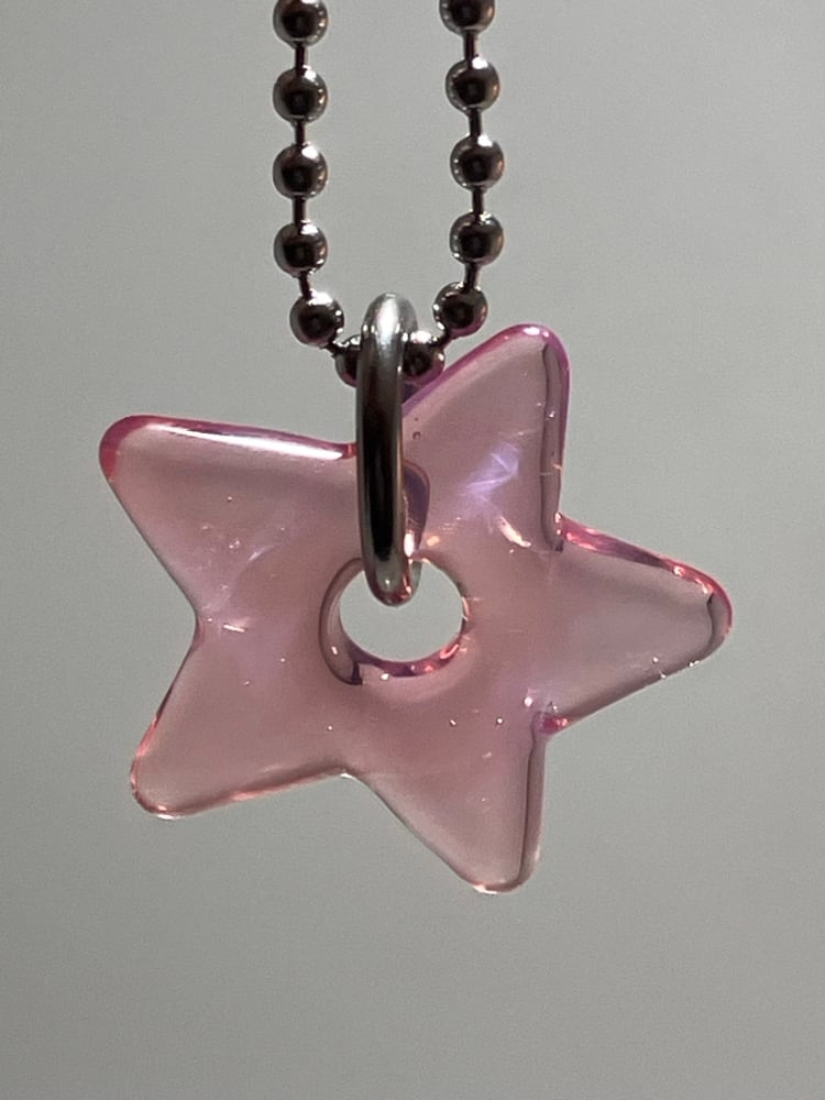 Image of opaline pink star 