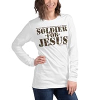 Image 1 of Soldier For Jesus Unisex Long Sleeve Tee