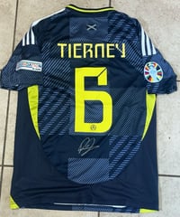 Image 2 of Signed Kieran Tierney Scotland Shirt 