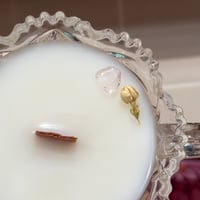 Image 2 of fresh sage scented crystal candle