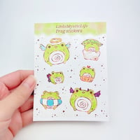 Image 1 of Frog Sticker Sheet 