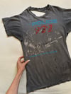vintage POLICE thrashed concert t shirt tee