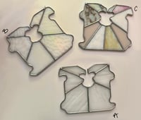 Image 2 of Stained glass big bread clip suncatcher