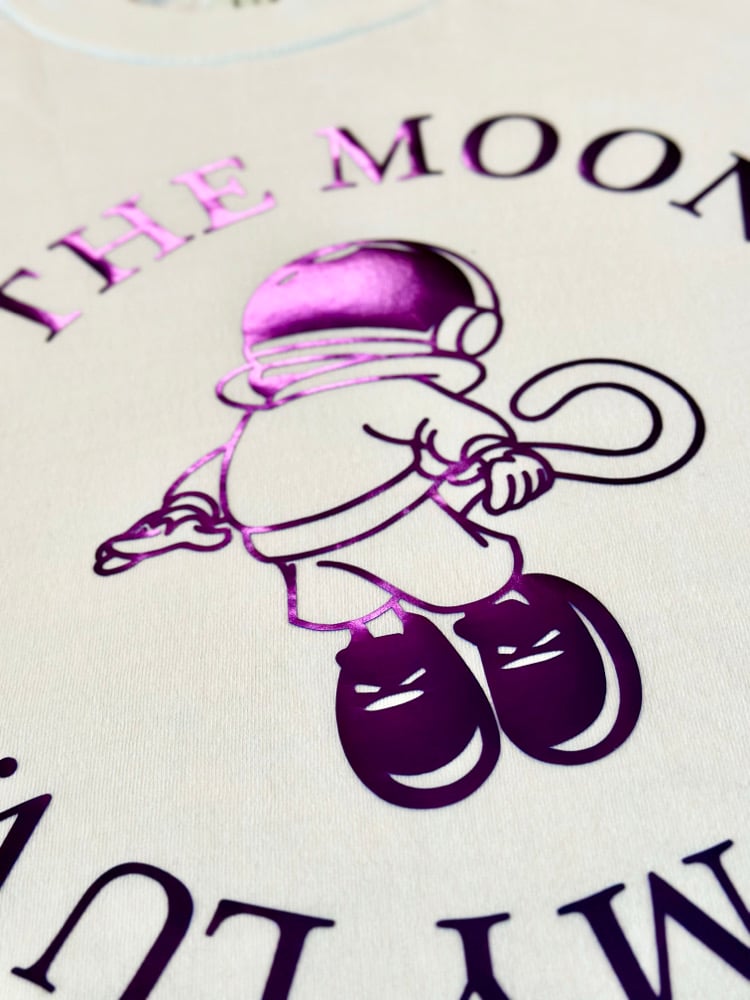 Image of To the Moon & Back, My Luv White Short Sleeve Shirt.