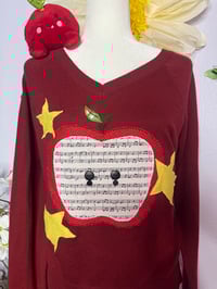 Image 4 of Apple in the Sky Sweater 🍎⭐♡ (M/L)