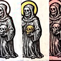 Image 4 of St. John of the Dead VERGOLDET // Kunstdruck