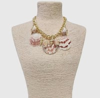 Image 1 of Pink Conch Shell Necklace