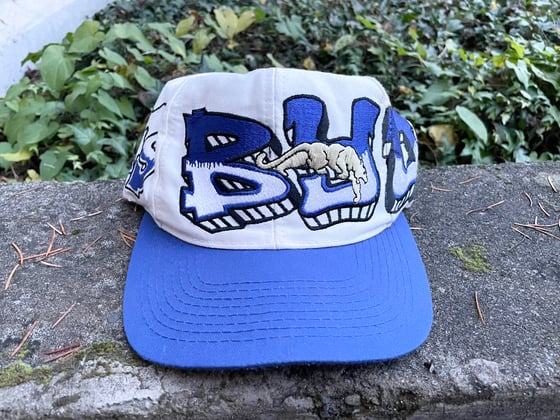 Image of Vintage 90's BYU Graffiti Wrap-Around Snapback