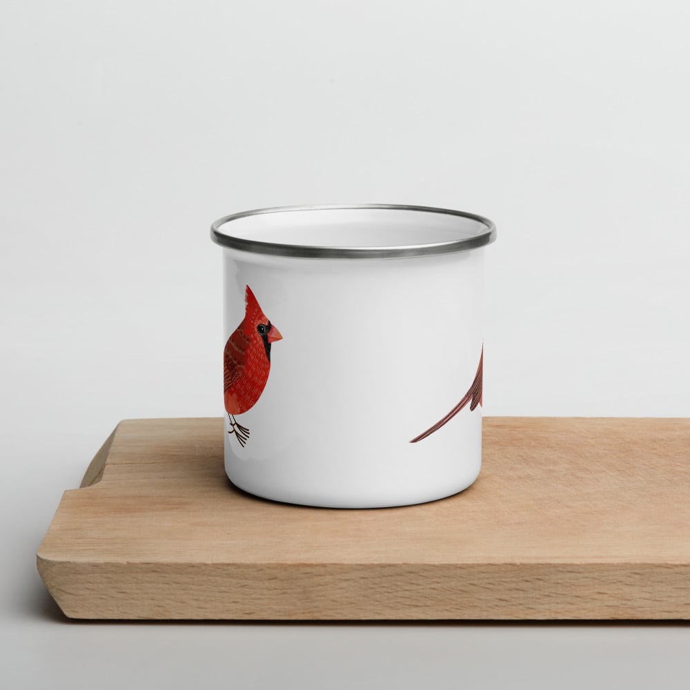 Enamel Mug: Cardinal