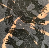 Image 2 of 'Gemini' Blockprinted Bleached Tee Oneshot - Size Large