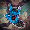 Pixel Ops Screaming Hand Sticker