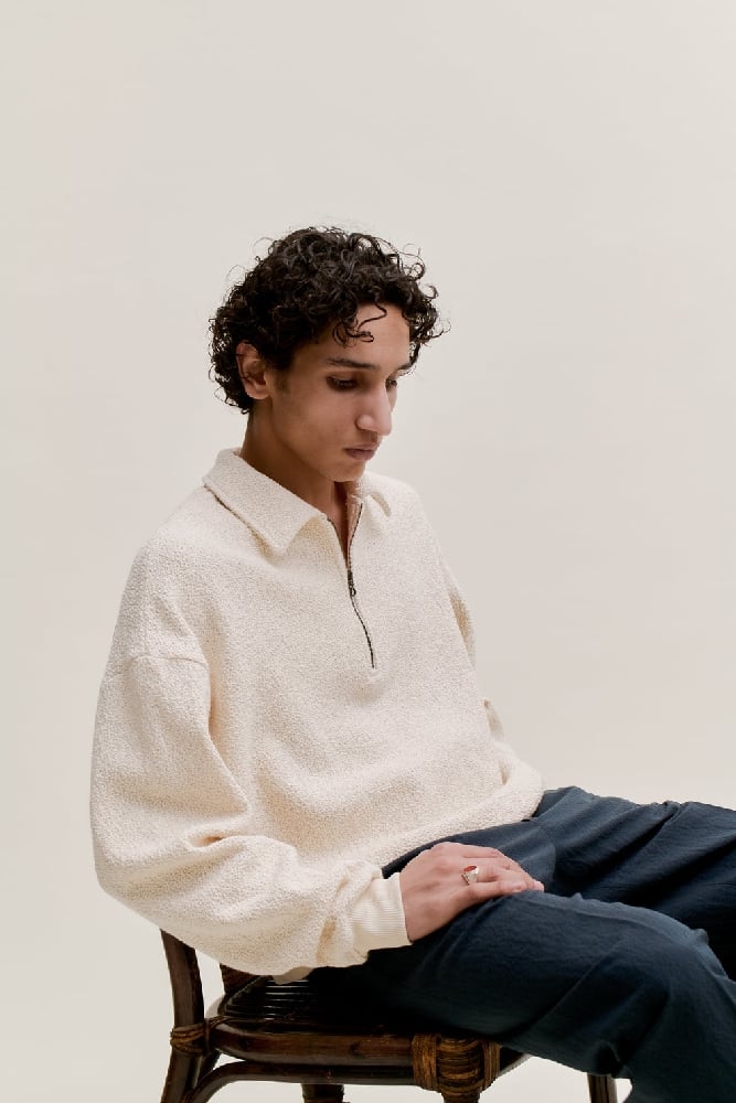 Image of A KIND OF GUISE MADU ZIP POLO MILK
