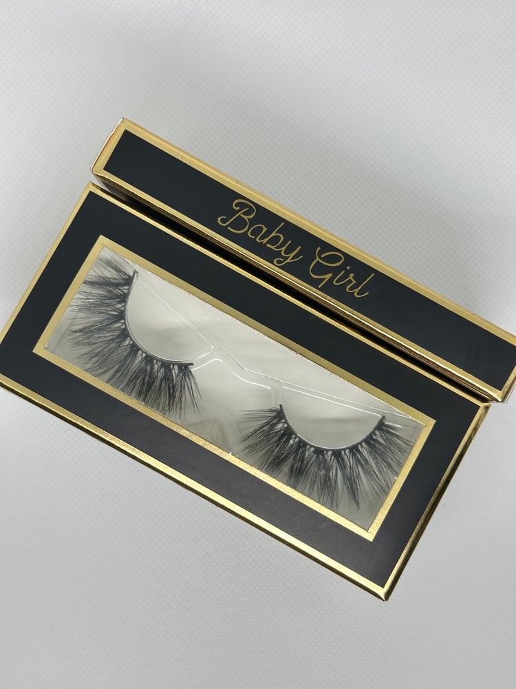 Image of Baby Girl Faux Mink Eyelashes 