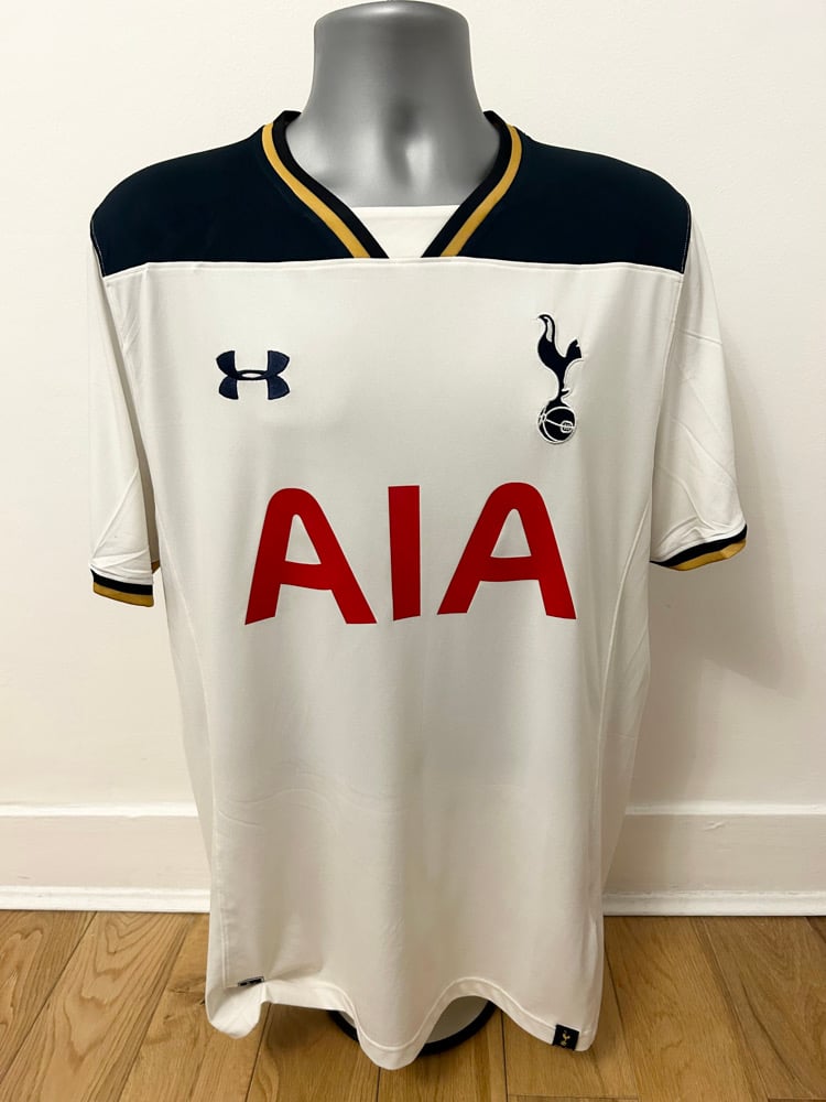 Image of Tottenham Hotspur “DELE 20” 2016/17 Home Shirt + UCL patches (XL)