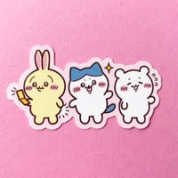 Image 1 of Triple Chiikawa Sticker