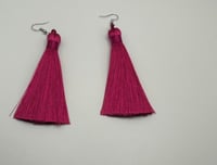 Image 3 of Long tassle earring (deep edition) 