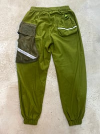 Image 2 of Olive Poplin Parachute Pants with ParaPockets