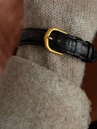 Image 4 of Extremely RARE Joan Rivers Genuine leather Unique Dial Watch  ✨