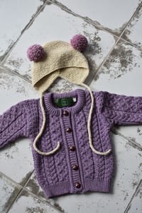 Image 1 of Teddy Bonnet - Hand-knit in Ireland