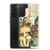 Image 21 of Colorful Antique Bookpage Mushroom Fungi Illustration Clear Case for Samsung®