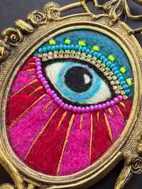 Image 2 of Mystic Eye (red/pink/turquoise) 
