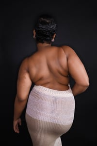 Image 3 of Knit Dress with Clear Straps