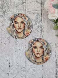 Image 1 of Boho Blonde Car Coasters - 2 pack