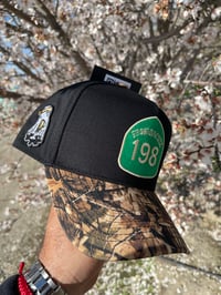 Image 2 of 198 Black and camo Snap back 