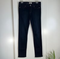 Image 2 of PAIGE skyline skinny straight leg dark blue denim jean