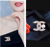 Image 5 of Double C Bling Brooch 