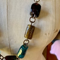 Image 9 of Art Glass Boho Beaded Necklace