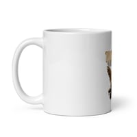 Image 7 of DIVINELY PROTECTED White glossy mug
