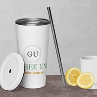 Image 1 of Insulated Geechee tumbler with a straw