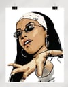 Aaliyah Poster Print 8.5x11 in