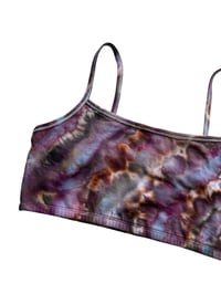 Image 5 of L (38) Bralette in Deep Agate Ice Dye