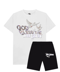 GOD BLESS THE RISK TAKERZ - SHORT & TEE SET